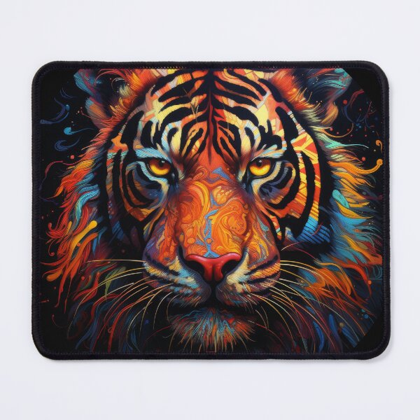 Item preview, Psychedelic Tiger Blaze designed and sold by Daagath.