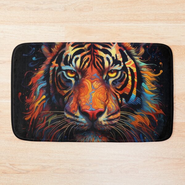 Item preview, Psychedelic Tiger Blaze designed and sold by Daagath.