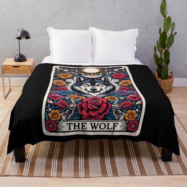 Item preview, Wolf Spirit Tarot Deck Collection Apparel and Home Décor  designed and sold by Compass and a Camera.