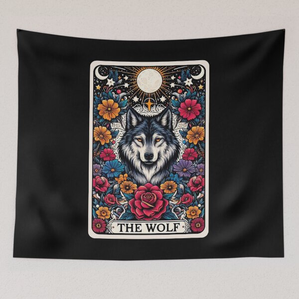Item preview, Wolf Spirit Tarot Deck Collection Apparel and Home Décor  designed and sold by Compass and a Camera.