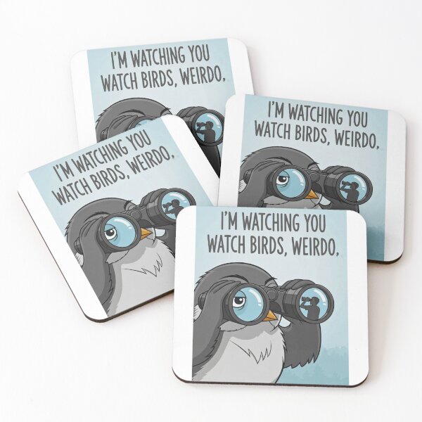 Item preview, I'm Watching You Watch Birds Weirdo - Funny Birding Joke Shirt designed and sold by FitEnvy.