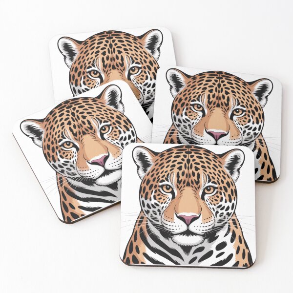 Item preview, Leopard Head Illustration – Bold Wildlife Art designed and sold by Royalsticker.