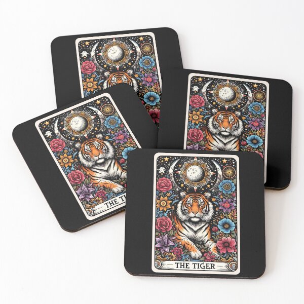 Item preview, Tiger Spirit Tarot Deck Collection Apparel and Home Décor  designed and sold by Compass and a Camera.