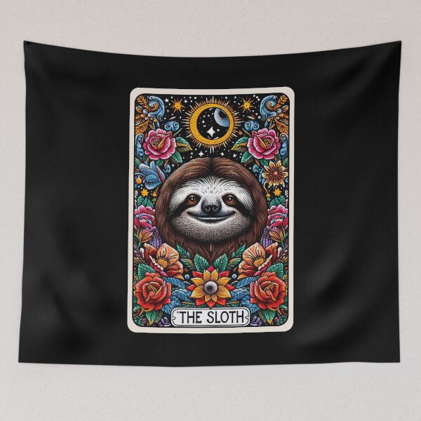 Item preview, Sloth Spirit Tarot Deck Collection Apparel and Home Décor  designed and sold by Compass and a Camera.