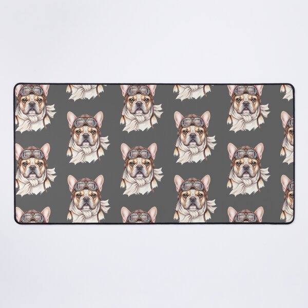 Item preview, Vintage Frenchie Aviator Graphic Funny Costume French Bulldog designed and sold by 3rd Eye Perceptions.