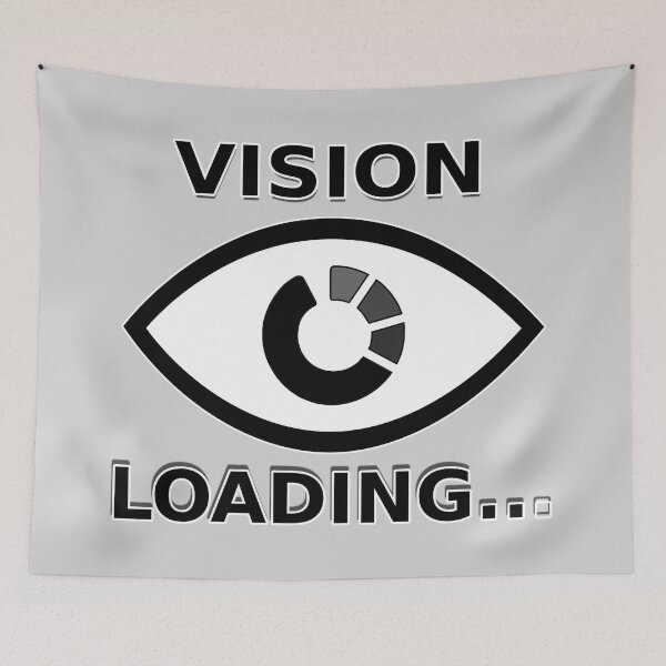 Item preview, Vision Loading – Funny Low Vision designed and sold by Eyepatch-Jacks.