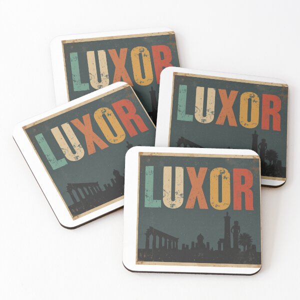 Item preview, Retro Luxor Ancient Egypt Poster designed and sold by PT-HalloDesigns.