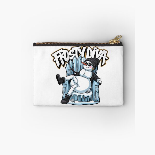 Item preview, Glam Snowwoman – Frosty Diva Hip Hop Christmas Art designed and sold by MiszungART.