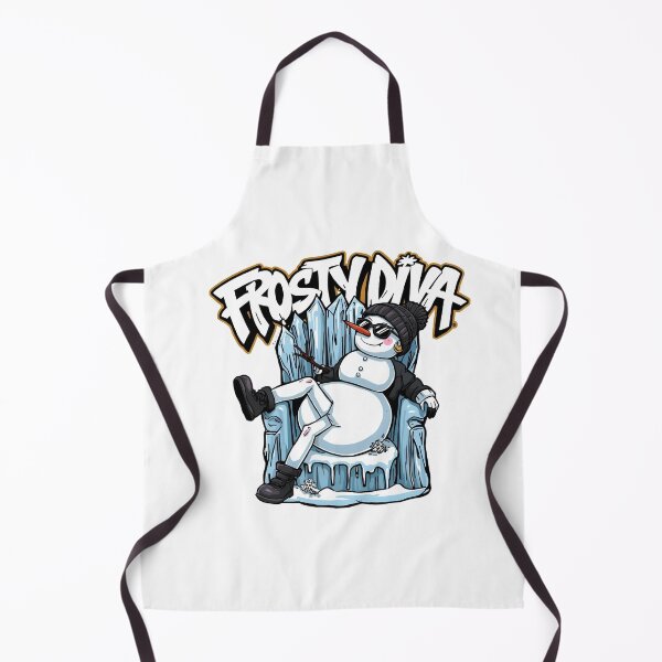 Item preview, Glam Snowwoman – Frosty Diva Hip Hop Christmas Art designed and sold by MiszungART.