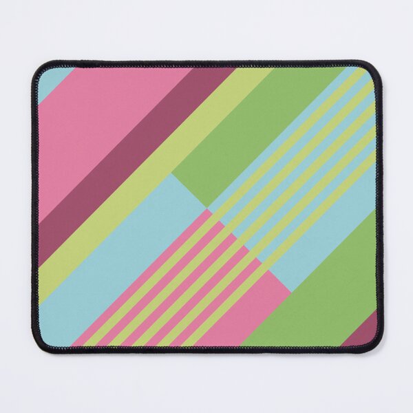 Item preview, Timeless Chic Retro Vintage Stripes in Pink Green designed and sold by Petra Lang.