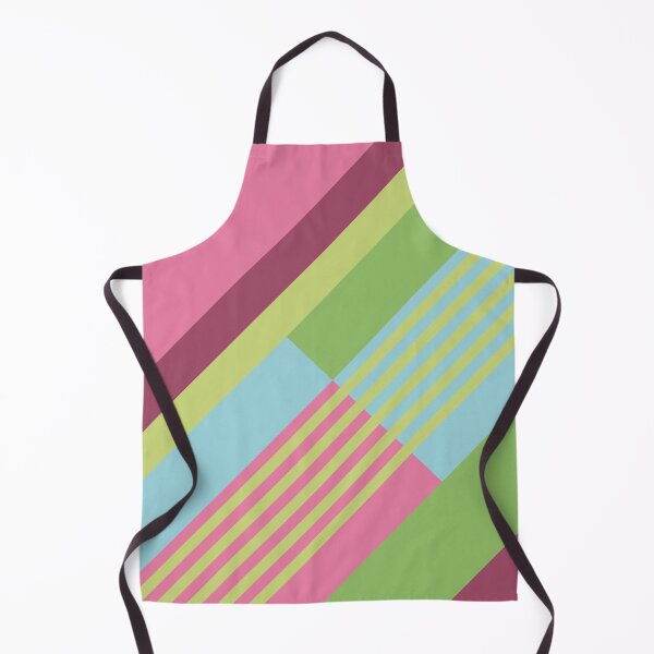 Item preview, Timeless Chic Retro Vintage Stripes in Pink Green designed and sold by Petra Lang.