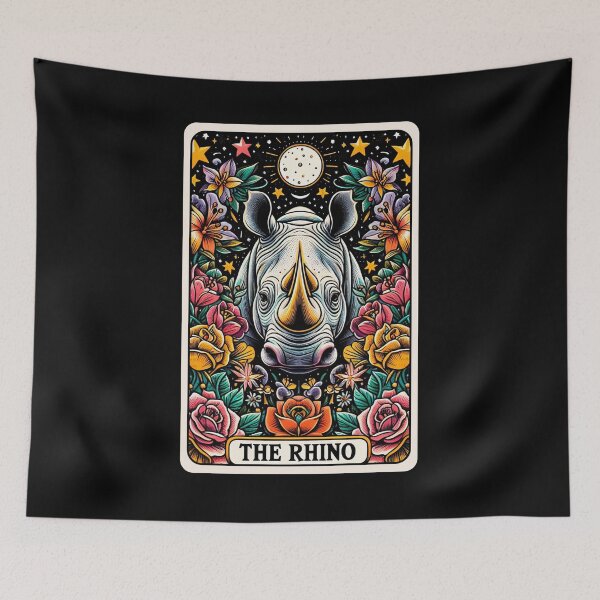 Item preview, Rhino Spirit Tarot Deck Collection Apparel and Home Décor  designed and sold by Compass and a Camera.