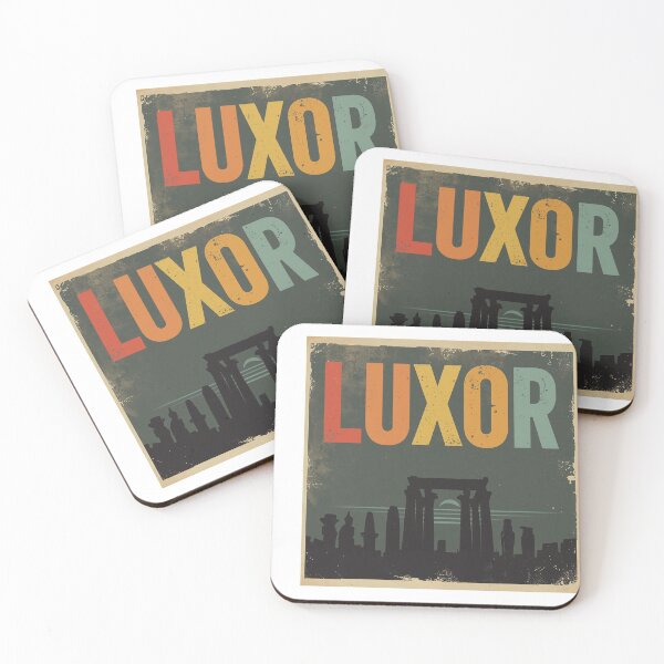 Item preview, Retro Luxor Ancient Egypt Poster designed and sold by PT-HalloDesigns.