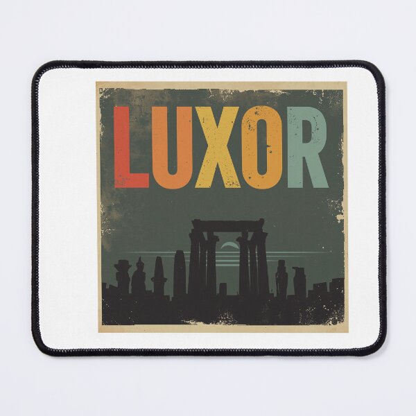 Item preview, Retro Luxor Ancient Egypt Poster designed and sold by PT-HalloDesigns.