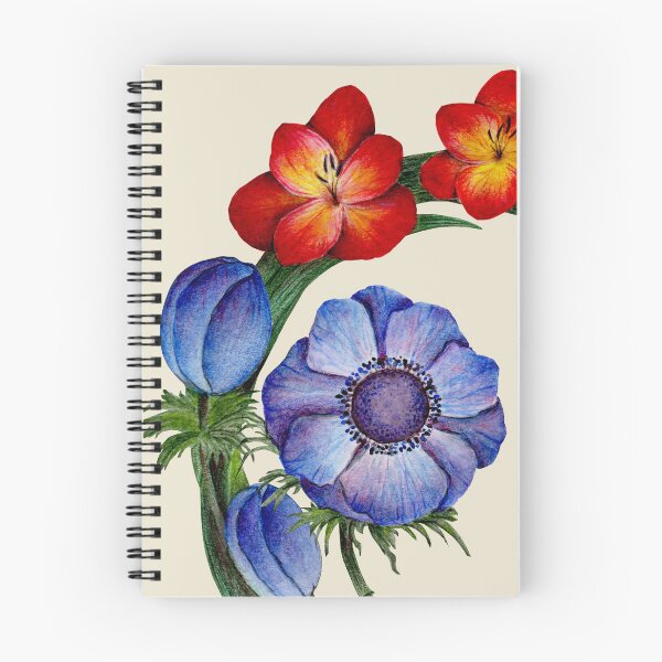 Item preview, Blue Anemone and Freesia designed and sold by Art_By_Wing.