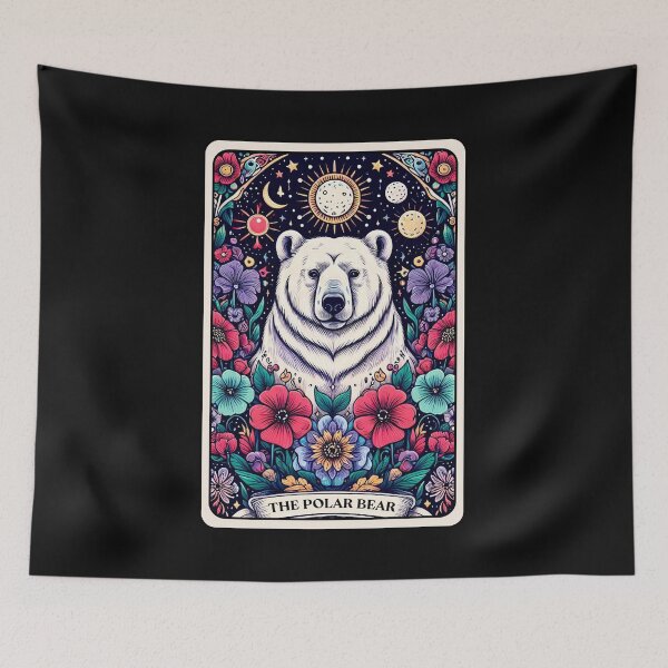 Item preview, Polar Bear Spirit Tarot Deck Collection Apparel and Home Décor  designed and sold by Compass and a Camera.