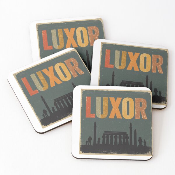 Item preview, Retro Luxor Ancient Egypt Poster designed and sold by PT-HalloDesigns.