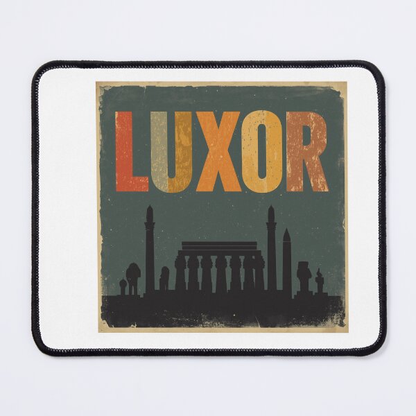 Item preview, Retro Luxor Ancient Egypt Poster designed and sold by PT-HalloDesigns.