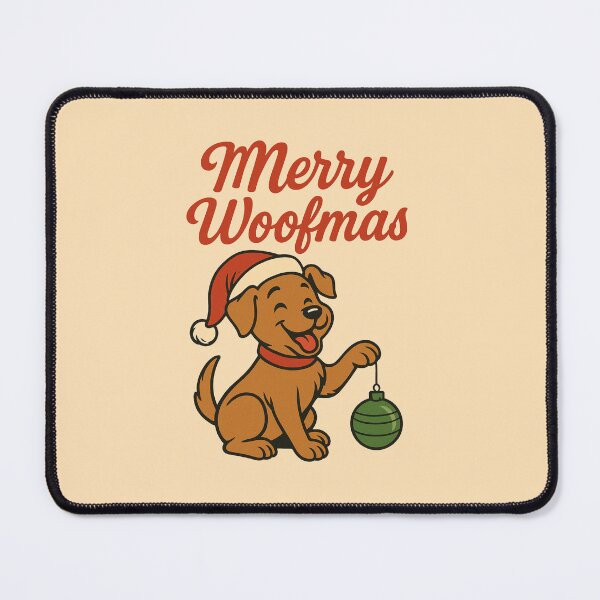 Item preview, Merry Woofmas designed and sold by TheWonkyEaselCo.