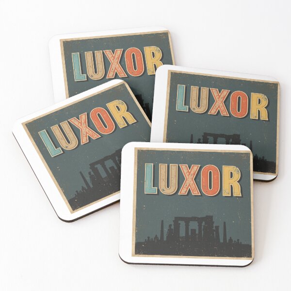 Item preview, Retro Luxor Ancient Egypt Poster designed and sold by PT-HalloDesigns.