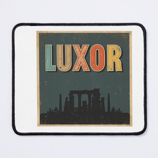 Item preview, Retro Luxor Ancient Egypt Poster designed and sold by PT-HalloDesigns.