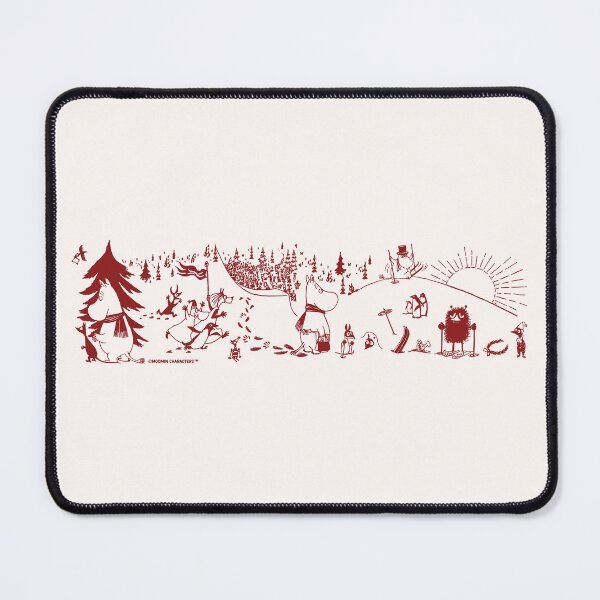 Item preview, Moomin Red Winter Sports Games designed and sold by MoominStore.
