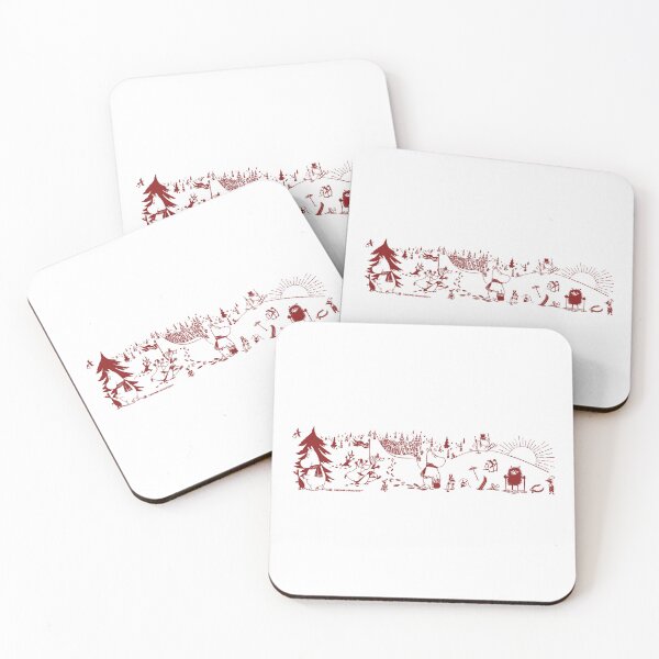 Item preview, Moomin Red Winter Sports Games designed and sold by MoominStore.