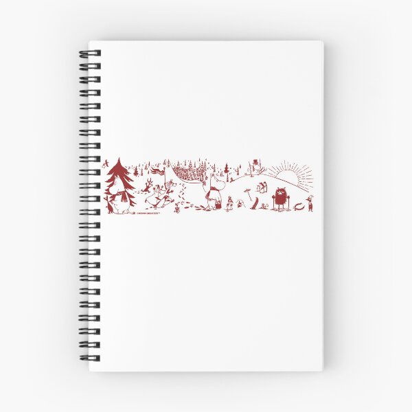 Item preview, Moomin Red Winter Sports Games designed and sold by MoominStore.
