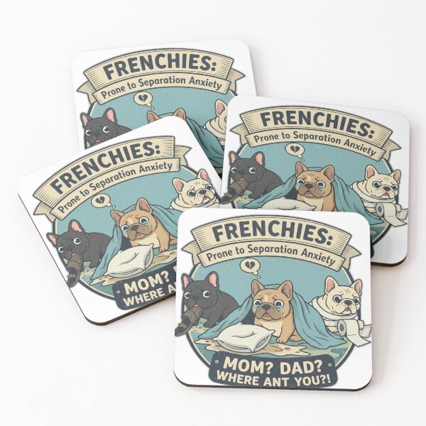 Item preview, Funny French Bull Dog -  Anxiety designed and sold by DogWorldOrder.