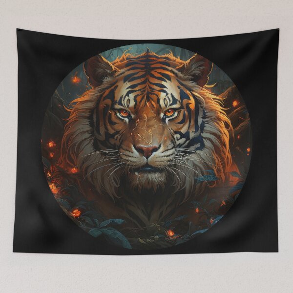 Item preview, Mystic Jungle Tiger Gaze designed and sold by Daagath.