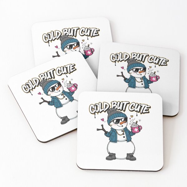 Item preview, Cute Snowwoman With Cocoa – Cold But Cute Hip Hop Winter Art designed and sold by MiszungART.