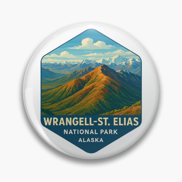 Item preview, Wrangell–St. Elias Alaska Mountain Sticker designed and sold by Ismeal Von.