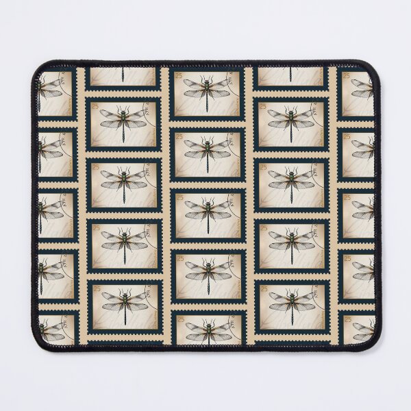 Item preview, Vintage Dragonfly – Retro Stamp-Style Illustration designed and sold by dipoco.