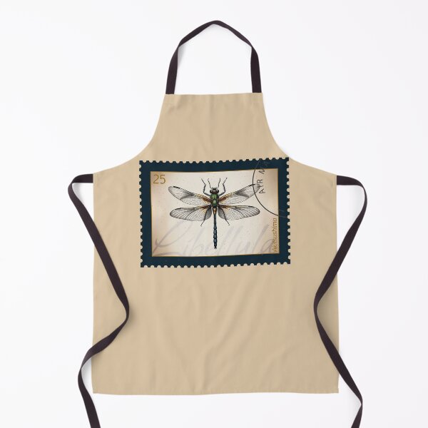 Item preview, Vintage Dragonfly – Retro Stamp-Style Illustration designed and sold by dipoco.