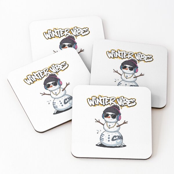 Item preview, Music Lover Snowman – Winter Vibes Hip Hop Christmas Art designed and sold by MiszungART.