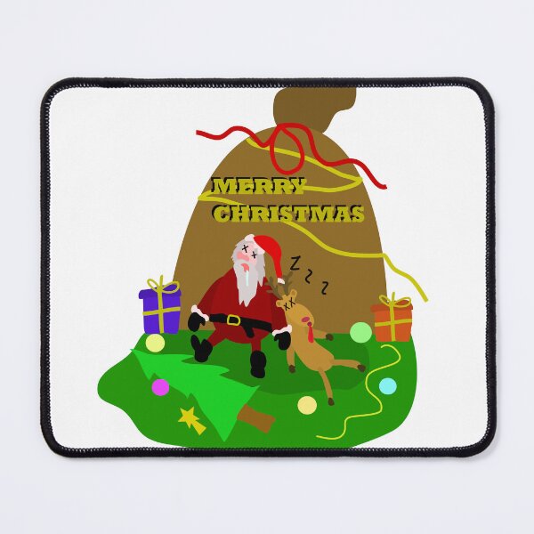 Item preview, Santa and Rudolph sleeping designed and sold by Logan81.