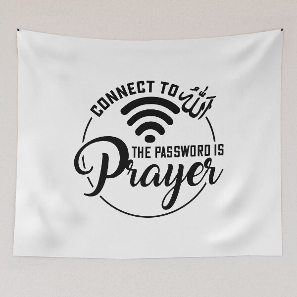 Item preview, Connect To Allah; Password Prayer; designed and sold by StickerApe.