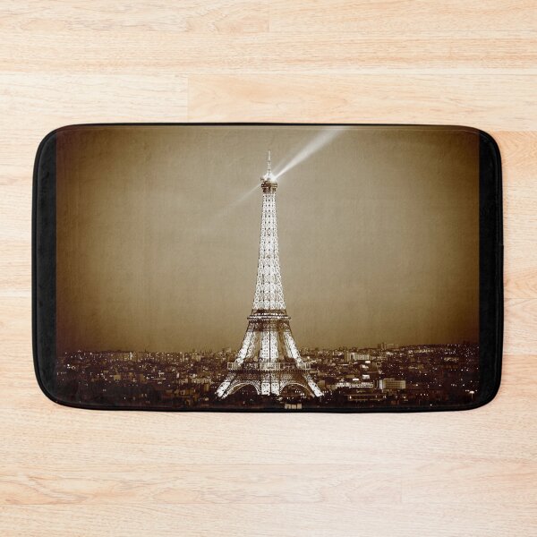 Item preview, Eiffel Tower Night Sepia designed and sold by ParisPoet.