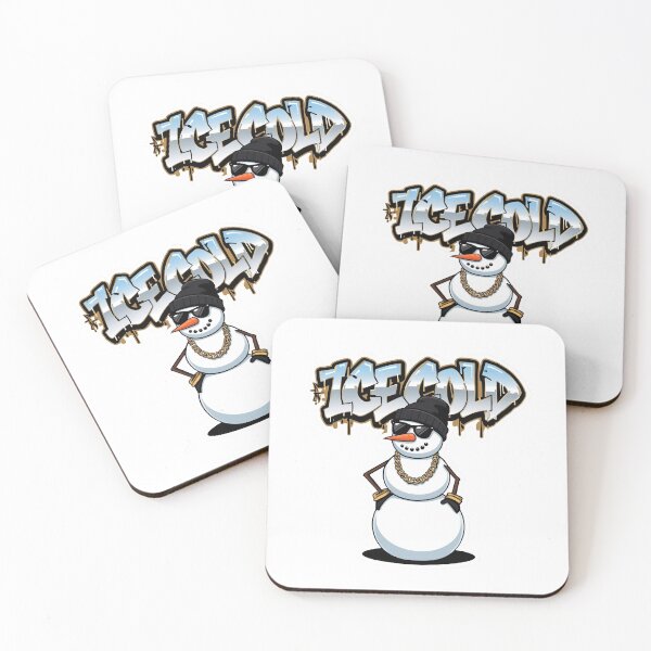 Item preview, Hip Hop Snowman – Ice Cold Savage Winter Christmas Art designed and sold by MiszungART.