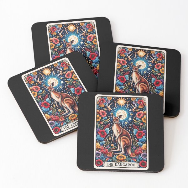 Item preview, Kangaroo Spirit Tarot Deck Collection Apparel and Home Décor  designed and sold by Compass and a Camera.