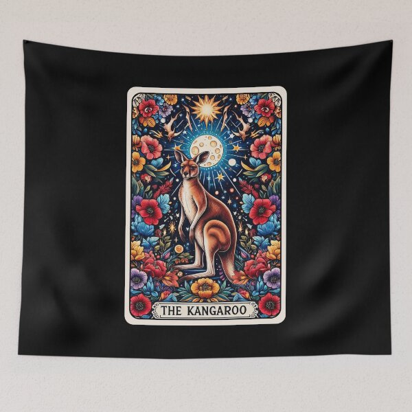 Item preview, Kangaroo Spirit Tarot Deck Collection Apparel and Home Décor  designed and sold by Compass and a Camera.