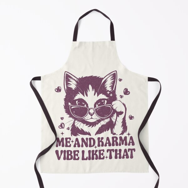 Item preview, Me And Karma Vibe Funny Cat Rezz Retro  designed and sold by Y-Vibes.