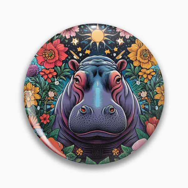 Item preview, Hippopotamus Spirit Tarot Deck Collection Apparel and Home Décor  designed and sold by Compass and a Camera.
