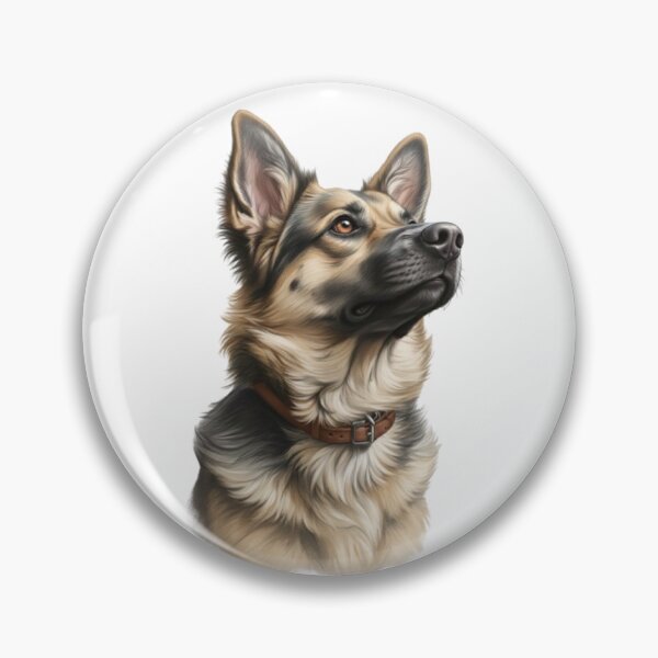 Item preview, Loyalty and Nobility: An Artistic Portrait of a German Shepherd designed and sold by CHRIST5000.