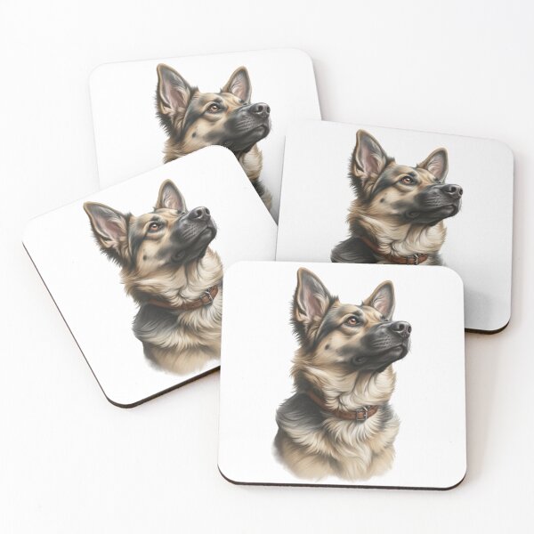 Item preview, Loyalty and Nobility: An Artistic Portrait of a German Shepherd designed and sold by CHRIST5000.
