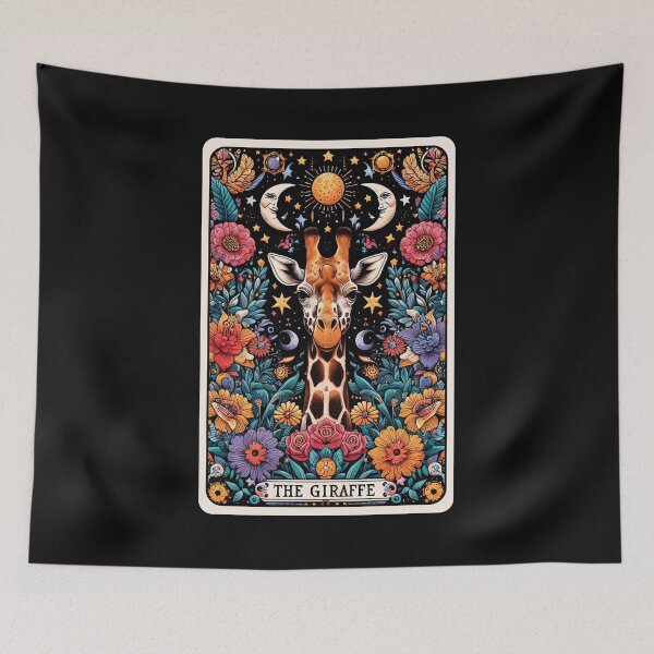 Item preview, Giraffe Spirit Tarot Deck Collection Apparel and Home Décor  designed and sold by Compass and a Camera.