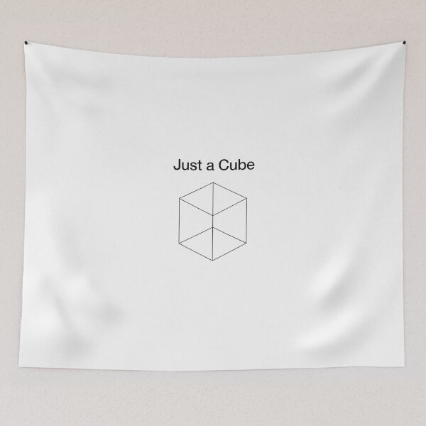 Item preview, Just a Cube Minimal Line Art designed and sold by RED-MOUSE.