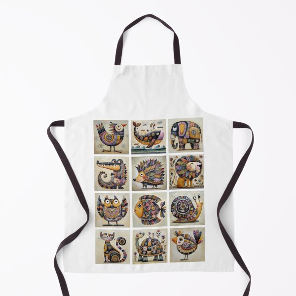 Item preview, 3x4 Whimsical Animal Patchwork designed and sold by nikoart001.