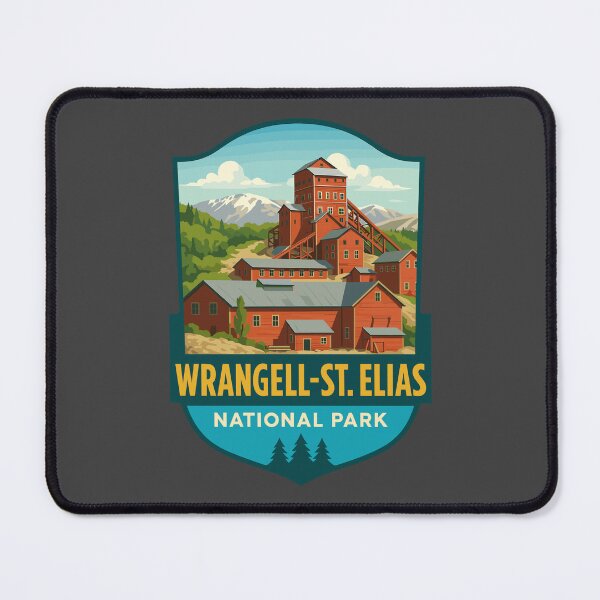 Item preview, Wrangell–St. Elias Alaska Mountain Sticker designed and sold by Ismeal Von.