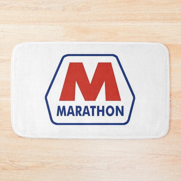 Item preview, Marathon Gasoline - Red/Blue Logo designed and sold by WhiteShirtGuy.